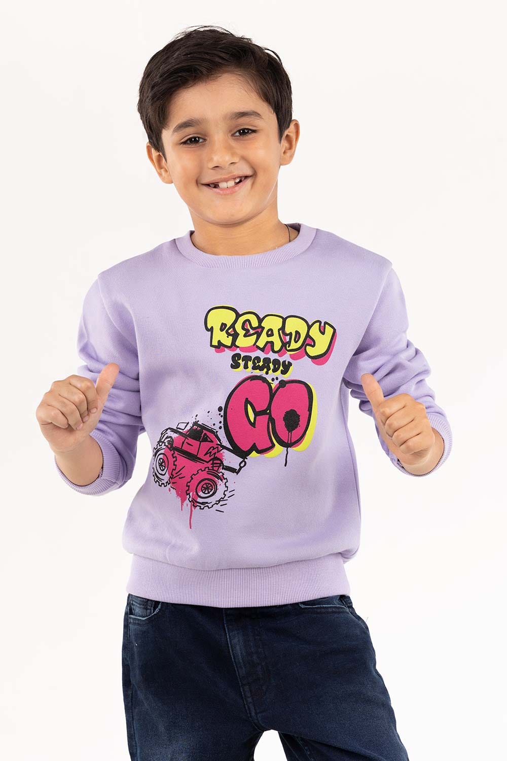Toddler Boy Purple Sweatshirt 224-512-011