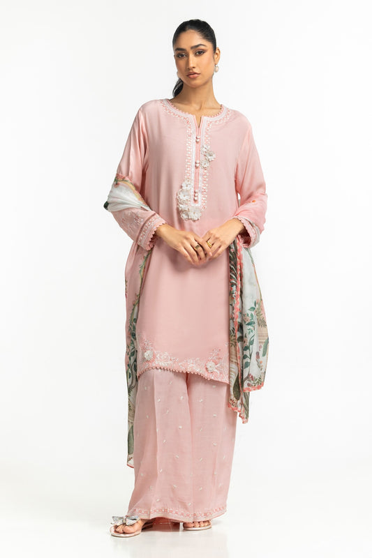 Rawsilk Embroidered Shirt And Trouser IPST-44593