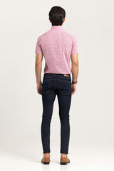 Red-Blue Checkered Formal Shirt CVC-YD-507 HS Red-Blue Checkered Formal Shirt CVC-YD-507 HS