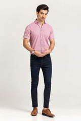Red-Blue Checkered Formal Shirt CVC-YD-507 HS Red-Blue Checkered Formal Shirt CVC-YD-507 HS