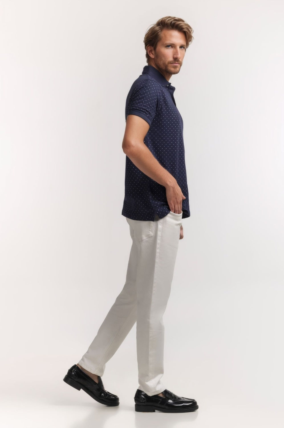 Regular Fit All Over Printed Polo PS-FSHN24-155