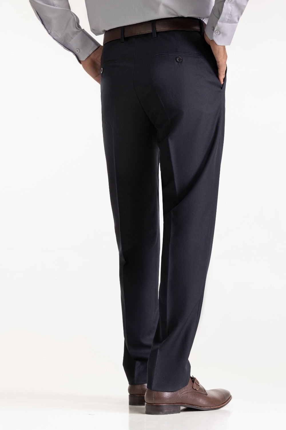 Regular Fit Blended Dress Pant MN-TR-FM23-046