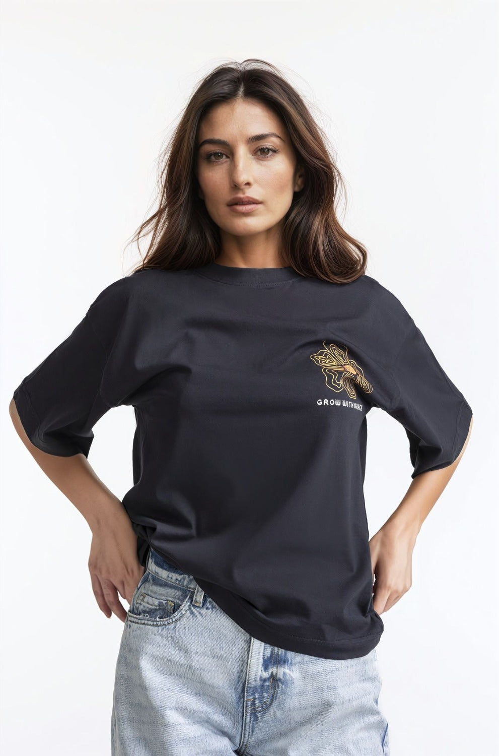 Regular Fit Crew Neck Tee WM-KTP-SS24-068