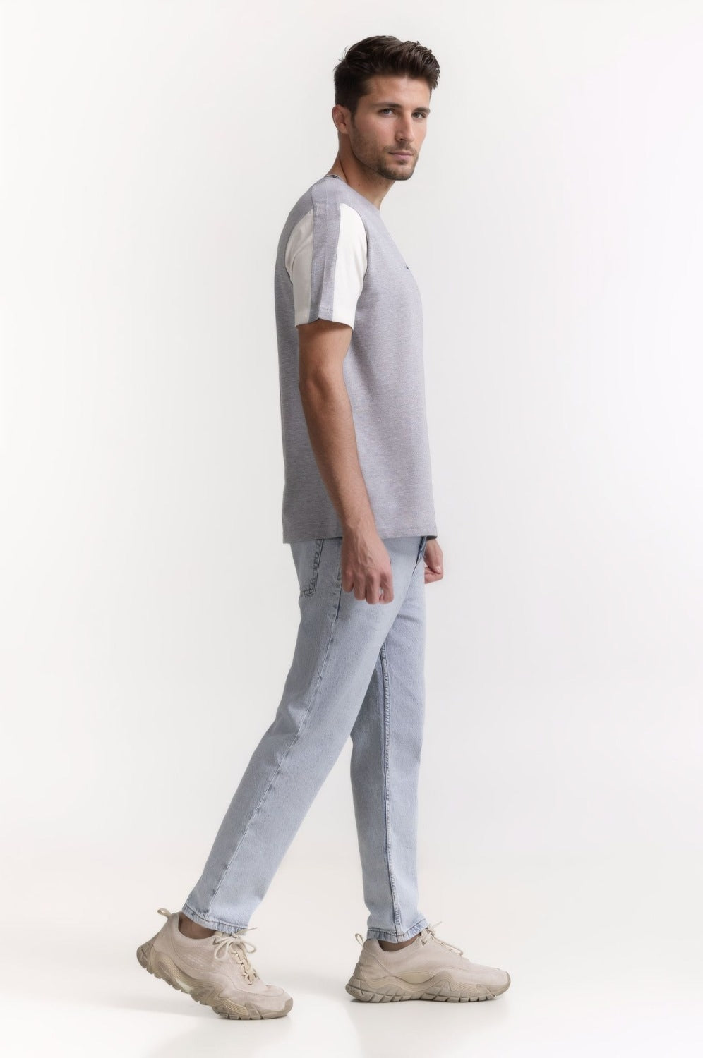 Regular Fit Shoulder Panel Tee TS-CNSJ24-180