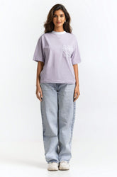 Regular Fit Tee With White Artwork WM-KTP-SS24-062