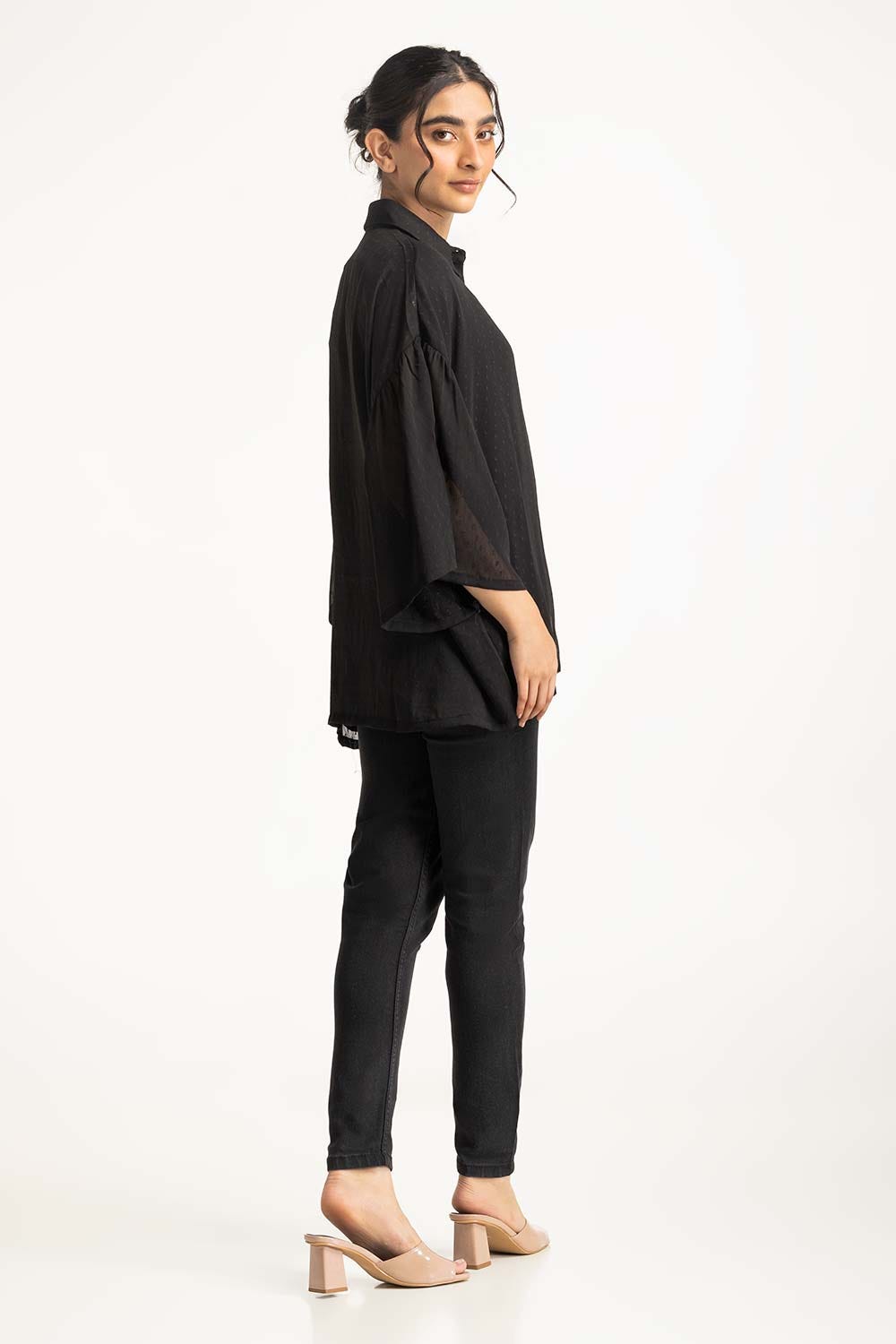 Relaxed sheer shirt WM-CS-SS24-057