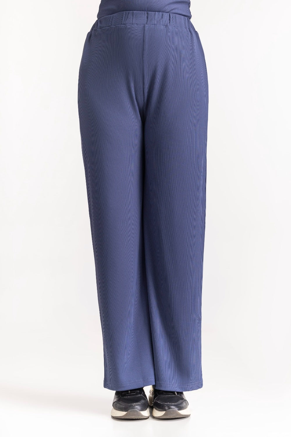 Ribbed High Rise Straight Fit Trouser WM-TRKN-WS24-102