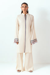 Ripple Crinkle Block Printed Co-Ord Set IUSTTS-958