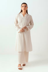 Ripple Crinkle Embellished Co-Ord Set IUSTTS-928