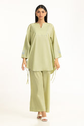 Ripple Crinkle Embroidered Co-Ord Set IPST-44757