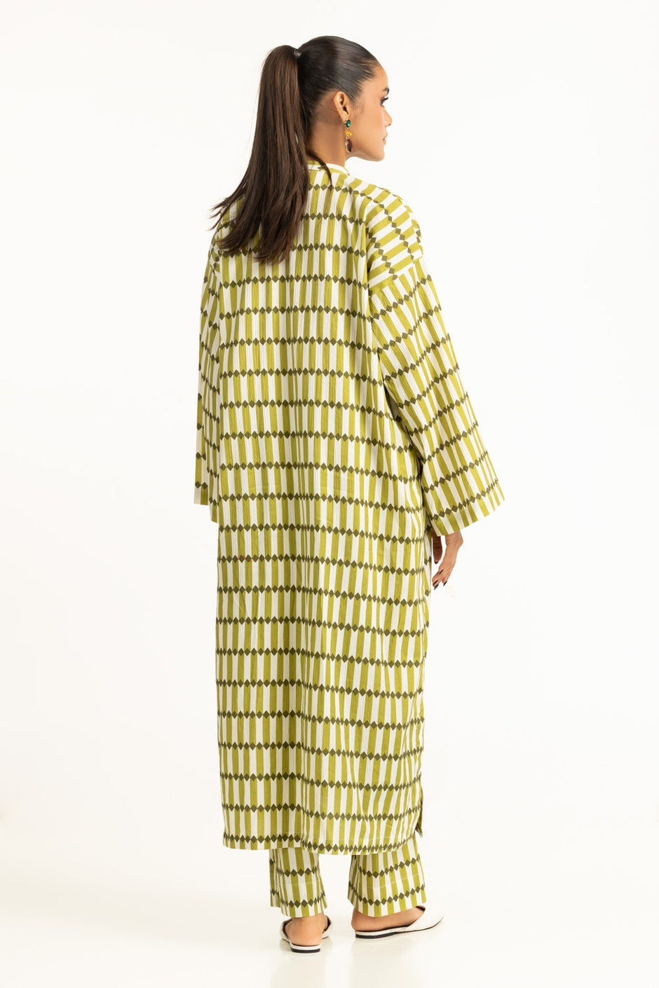 Ripple Crinkle Printed Co-Ord Set
