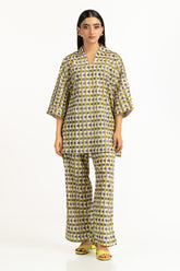 Ripple Crinkle Printed Co-Ord Set IPST-44948