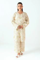 Ripple Crinkle Printed Co-Ord Set IUSTTS-806