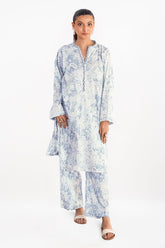 Ripple Crinkle Printed Co-Ord Set IUSTTS-808