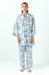 Ripple Crinkle Printed Co-Ord Set IUSTTS-848