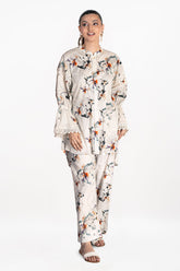 Ripple Crinkle Printed Co-Ord Set IUSTTS-879