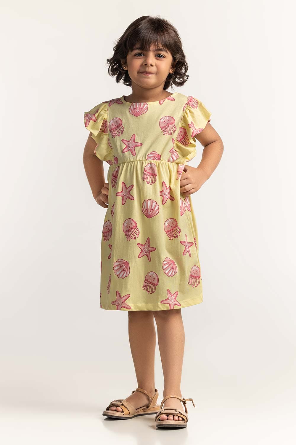 Round Neck Printed Dress TG-DRS-SS24-407