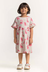 Round Neck Printed Dress TG-DRS-SS24-409