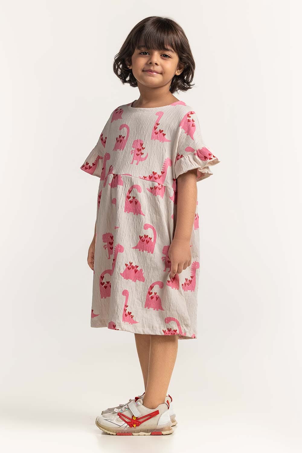 Round Neck Printed Dress TG-DRS-SS24-409