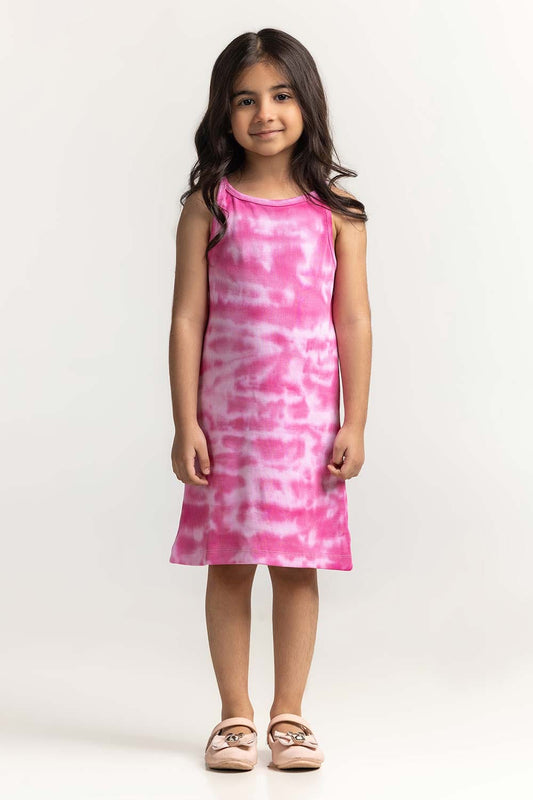 Round Neck Tie-Dye Dress TG-DRS-SS24-401