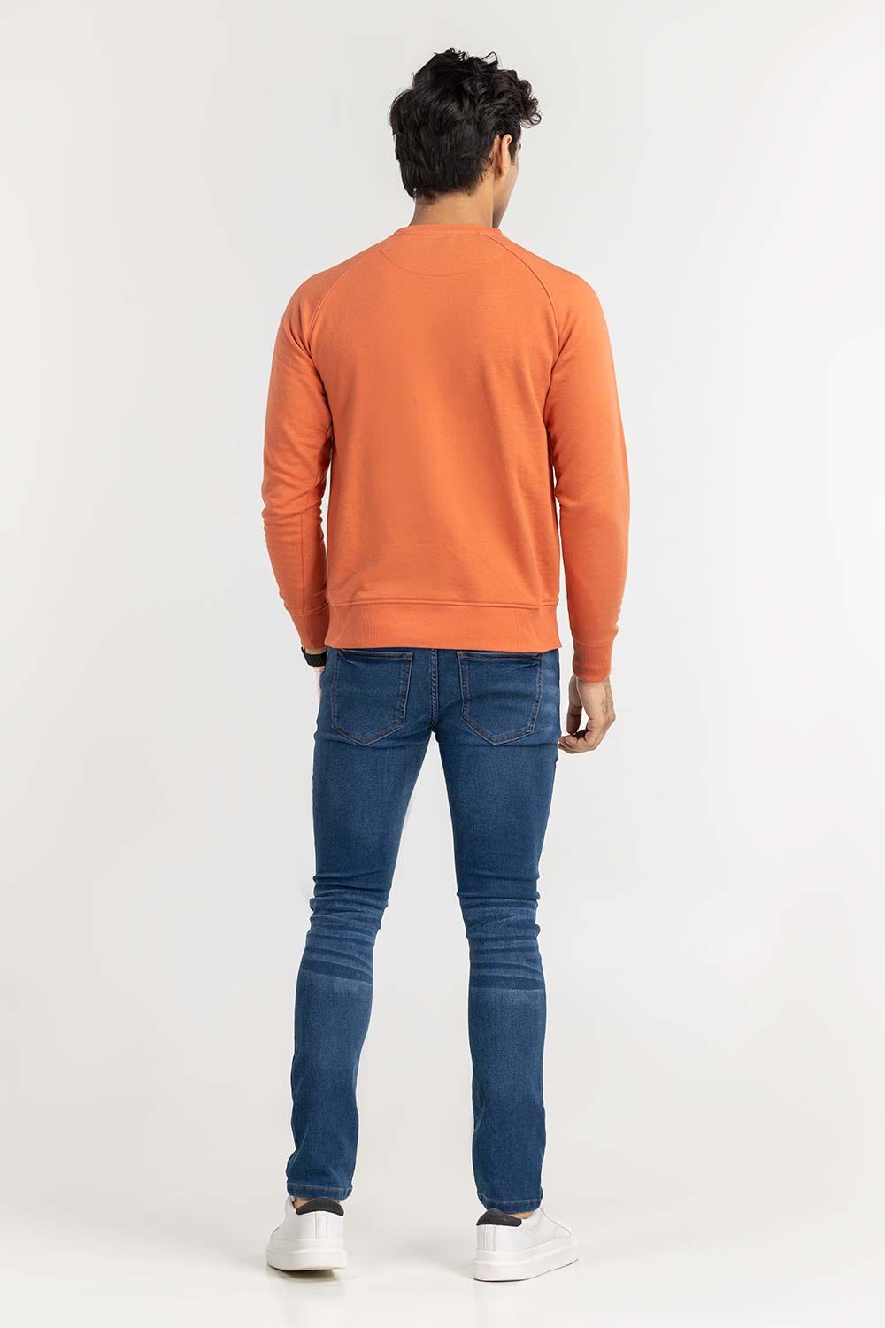 Rust Basic Raglan Sweat Shirt SWS-B22-003