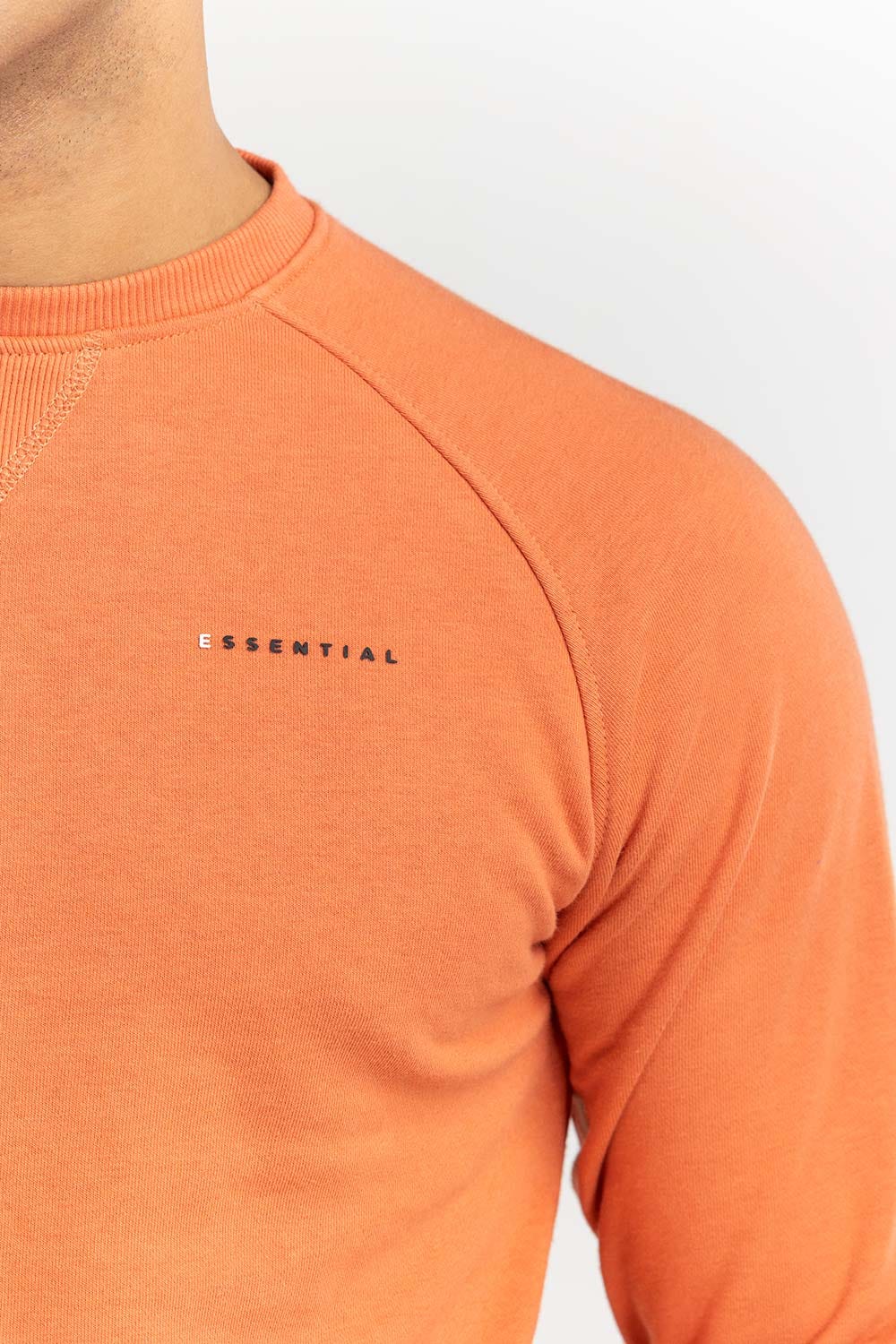 Rust Basic Raglan Sweat Shirt SWS-B22-003