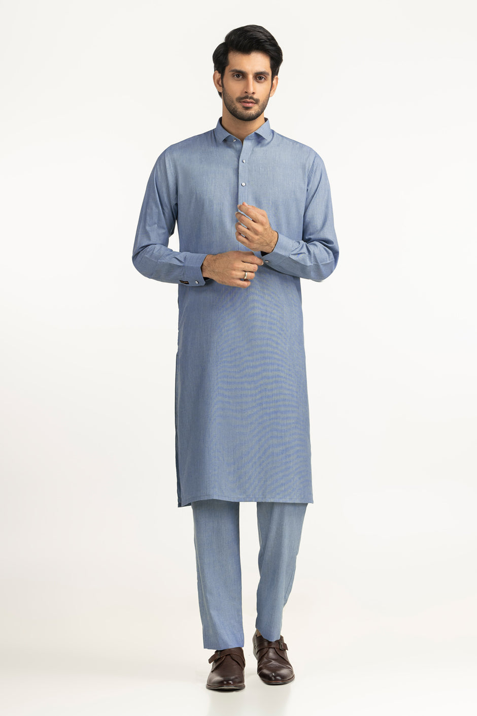 Sada Bahar Unstitched Fabric Blended-LF