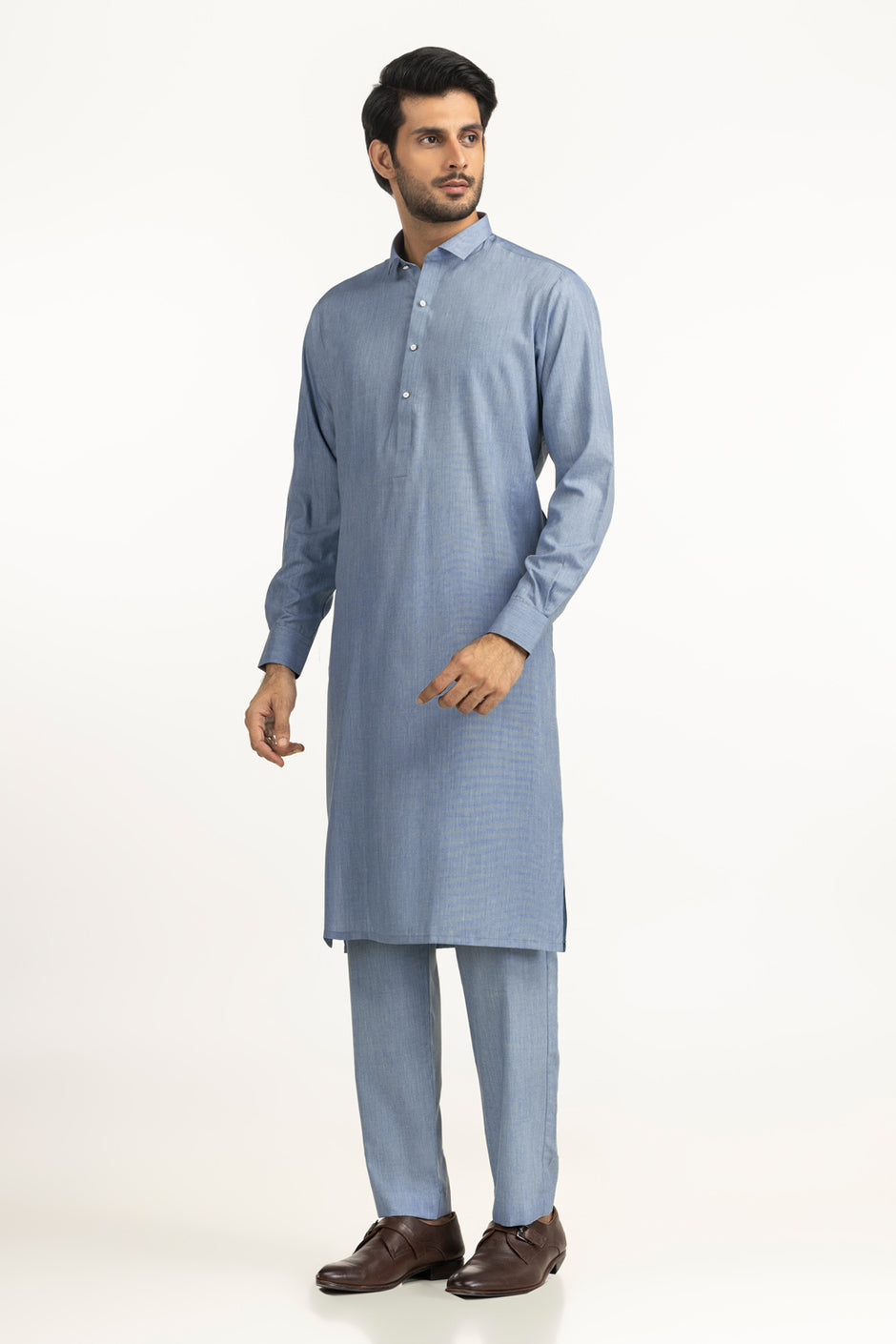 Sada Bahar Unstitched Fabric Blended-LF