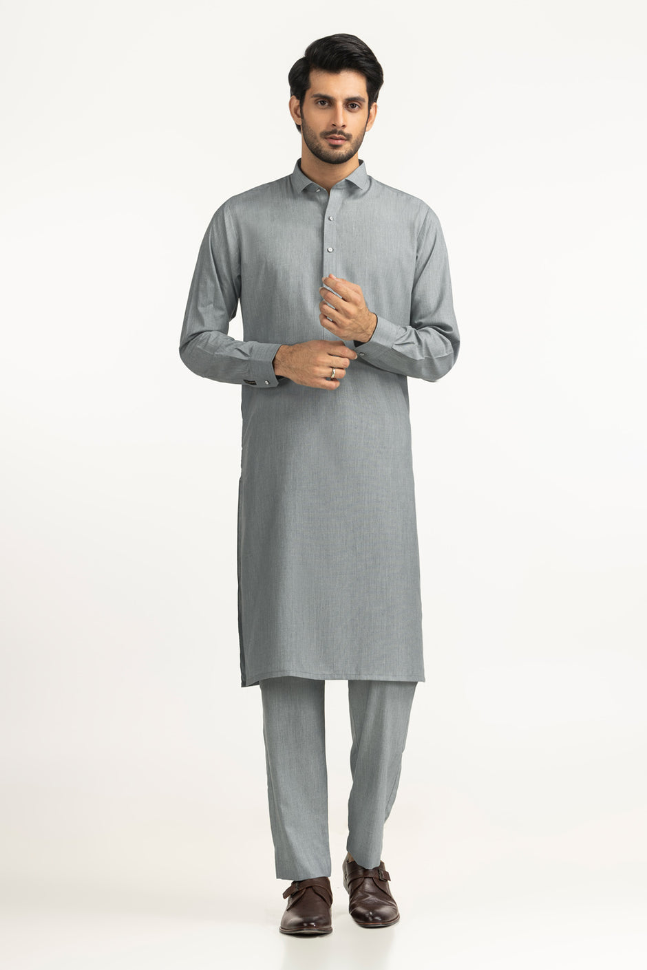 Sada Bahar Unstitched Fabric Blended-LF