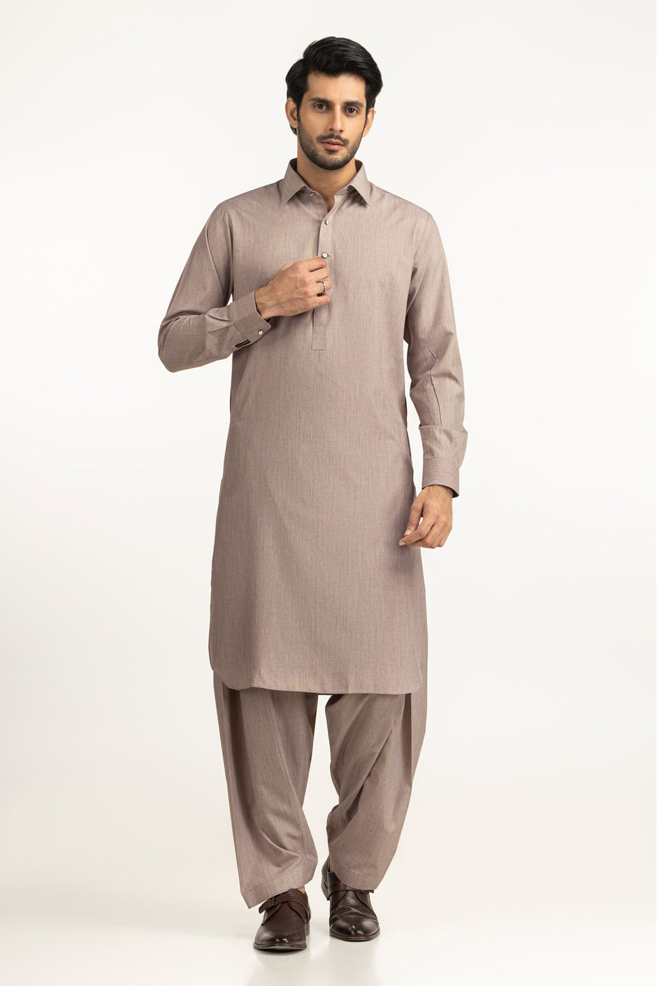 Sada Bahar Unstitched Fabric Blended-LF
