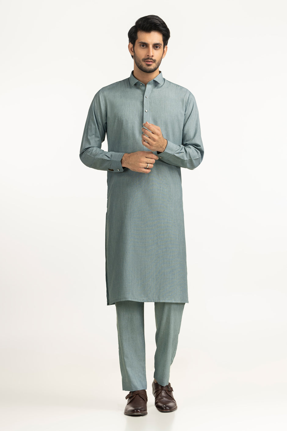 Sada Bahar Unstitched Fabric Blended-LF