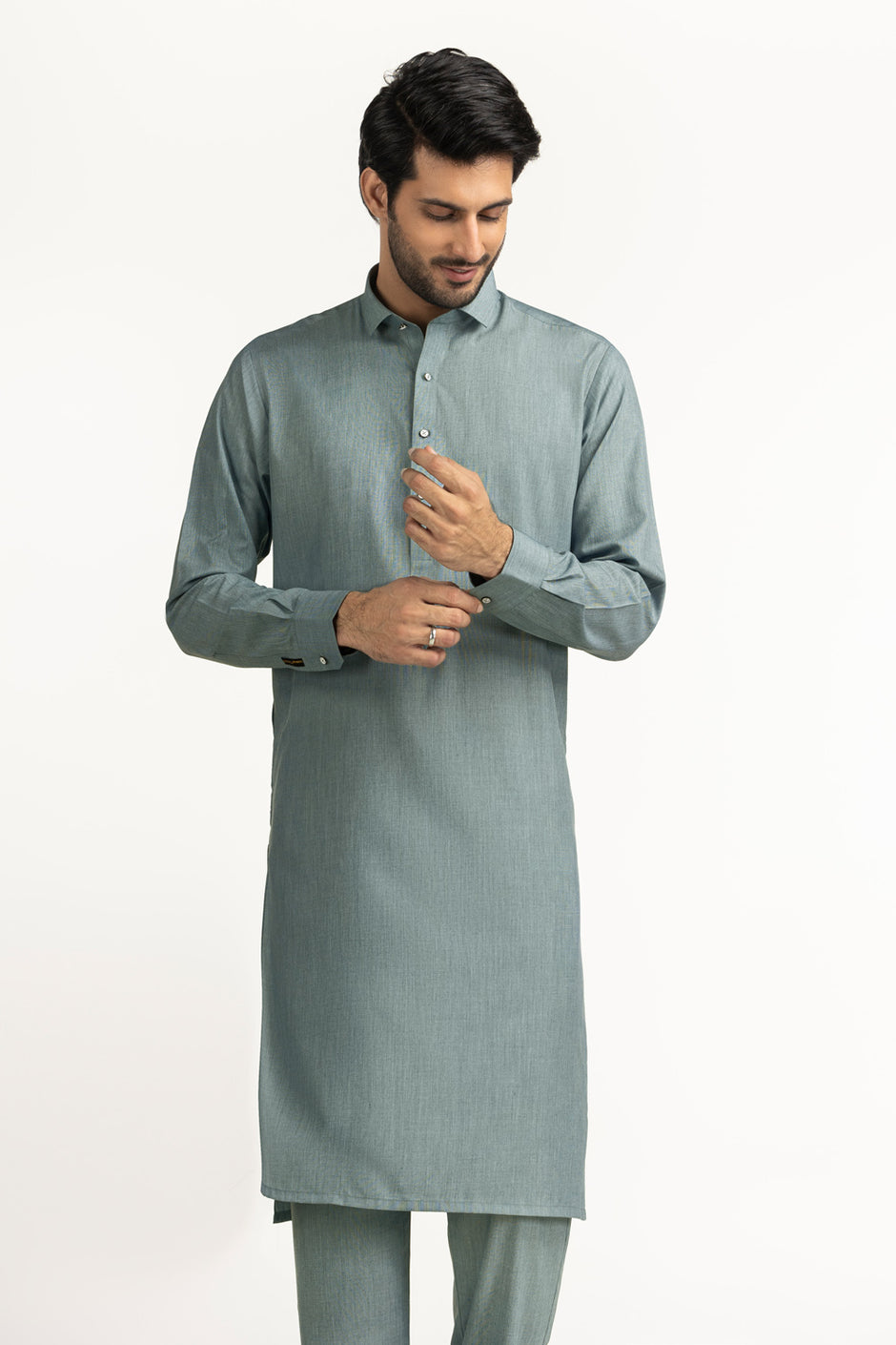 Sada Bahar Unstitched Fabric Blended-LF