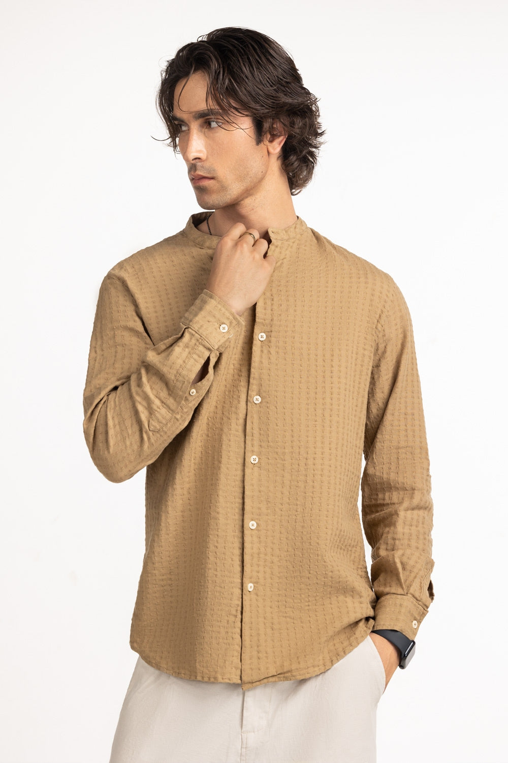 Regular Fit Casual Shirts MN-CS-SS25-186