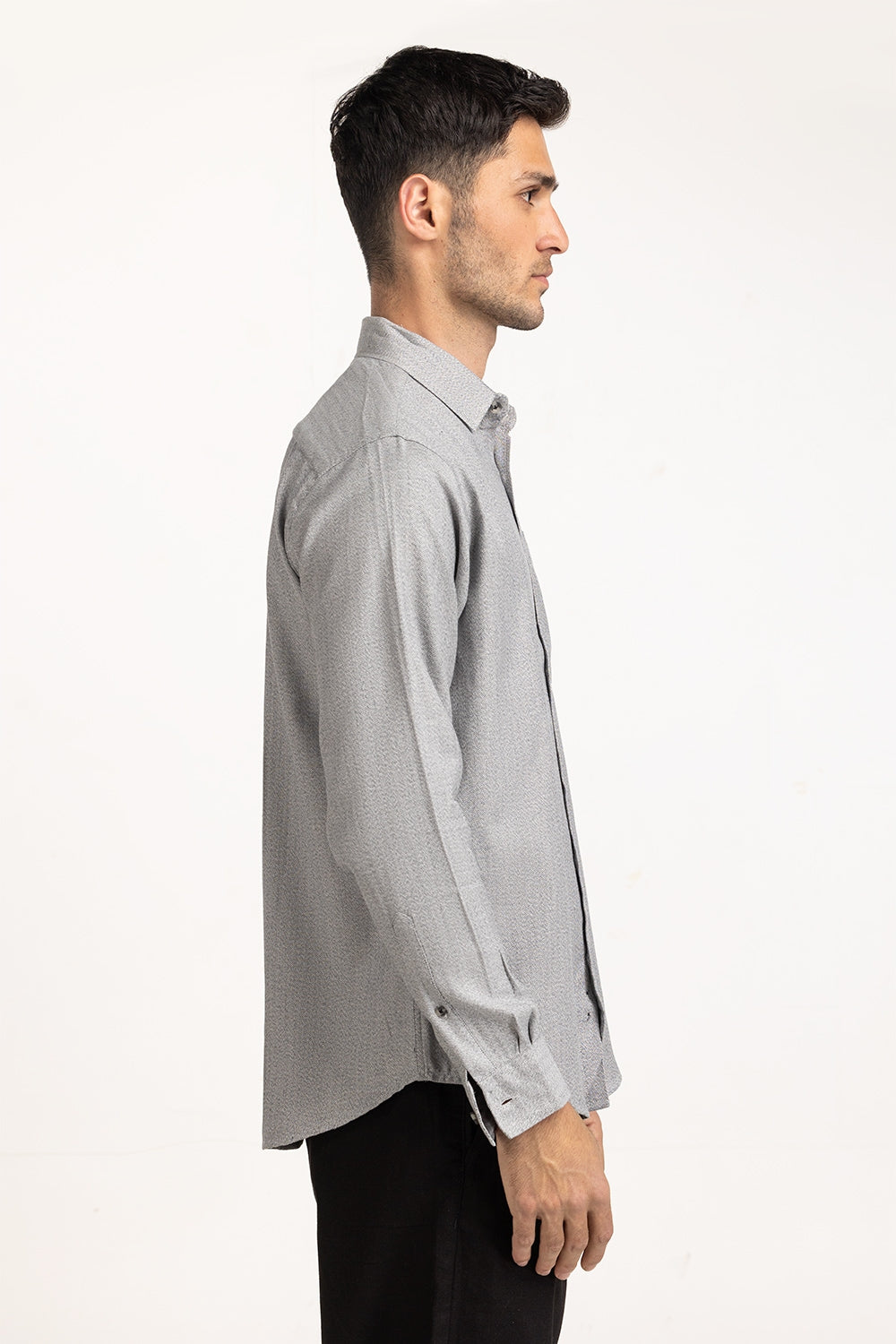 Self Textured Casual Shirts MN-CS-WS24-009