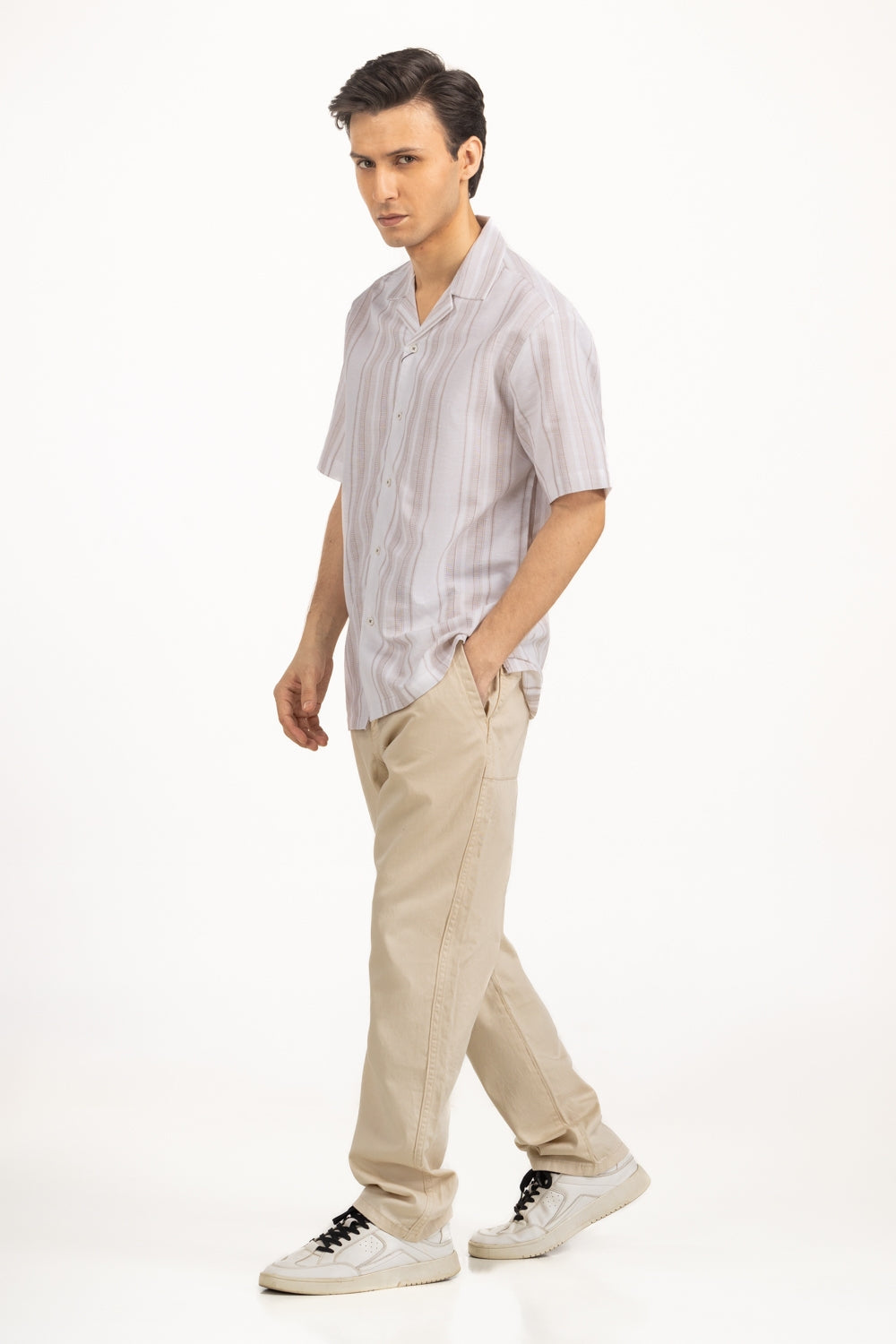 Regular Fit Casual Shirts MN-CS-SS25-174