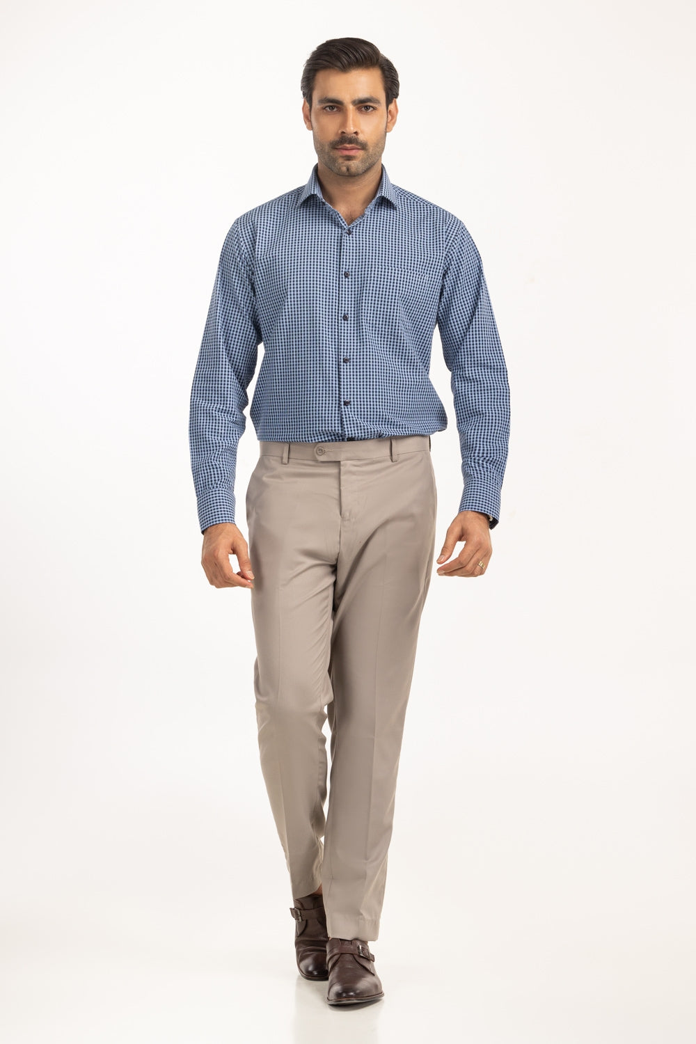 Modern Fit Dress Shirts MN-FS-CHK25-043