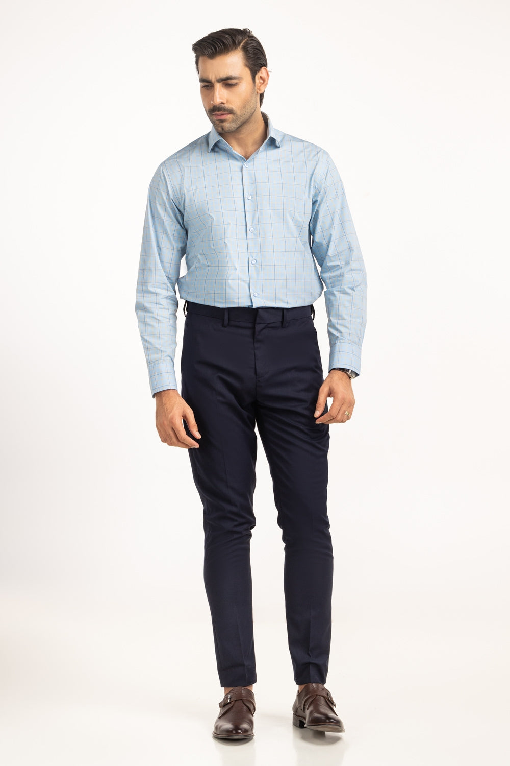 Modern Fit Dress Shirts MN-FS-CHK25-047