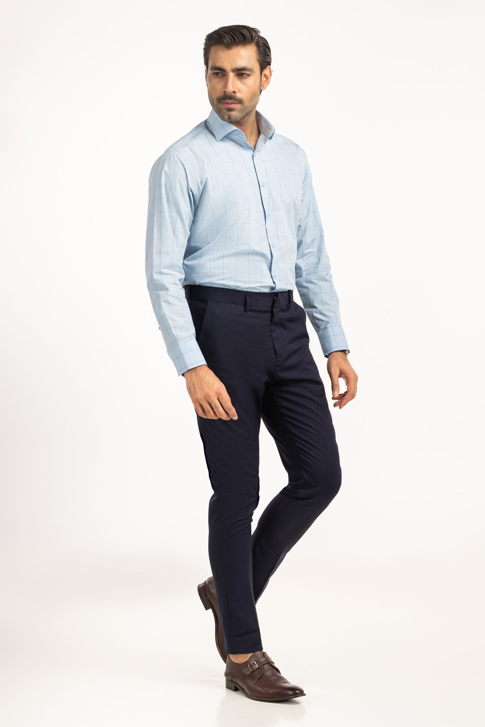Modern Fit Dress Shirts MN-FS-CHK25-047