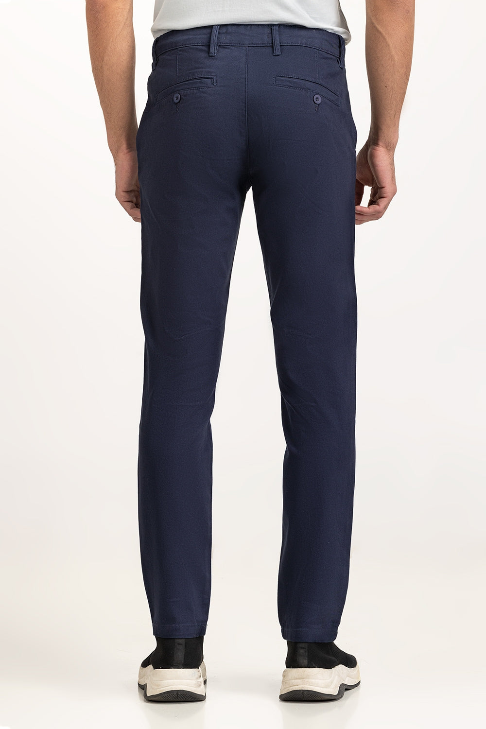 Plain Dyed Khaki Pants MN-TRC-WS24-020