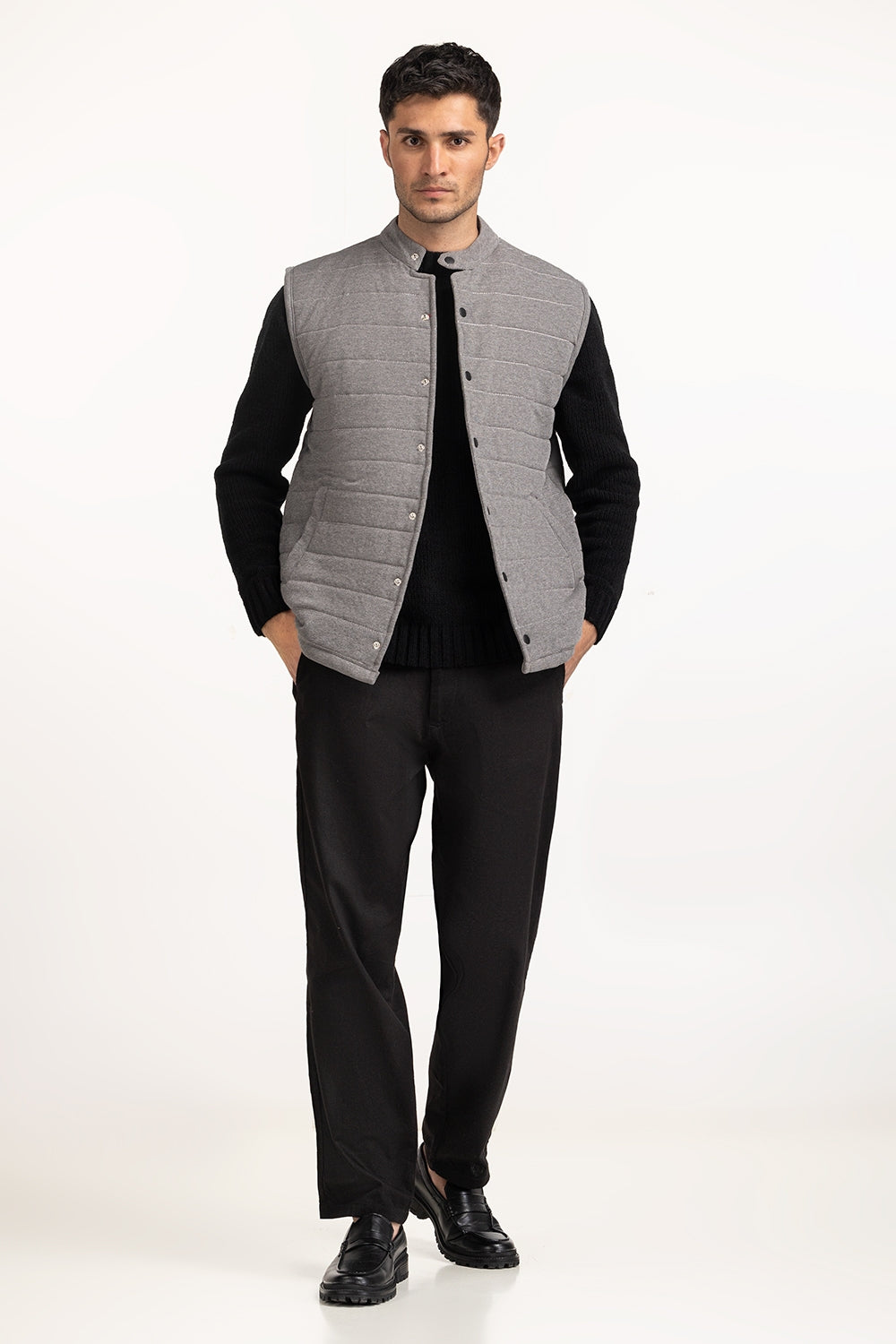 Fashion Knitted Vest MN-KNV-WS24-553