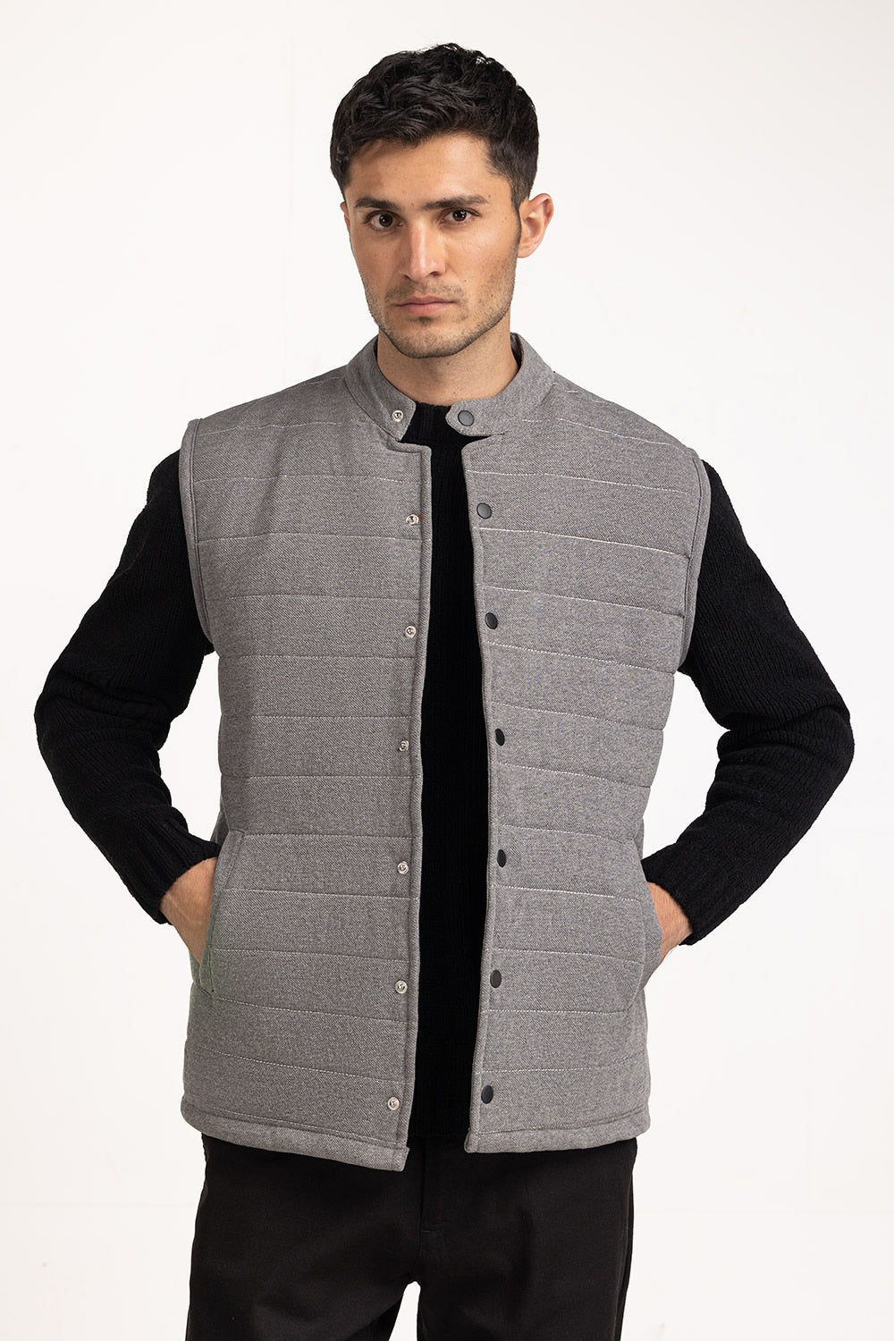 Fashion Knitted Vest MN-KNV-WS24-553