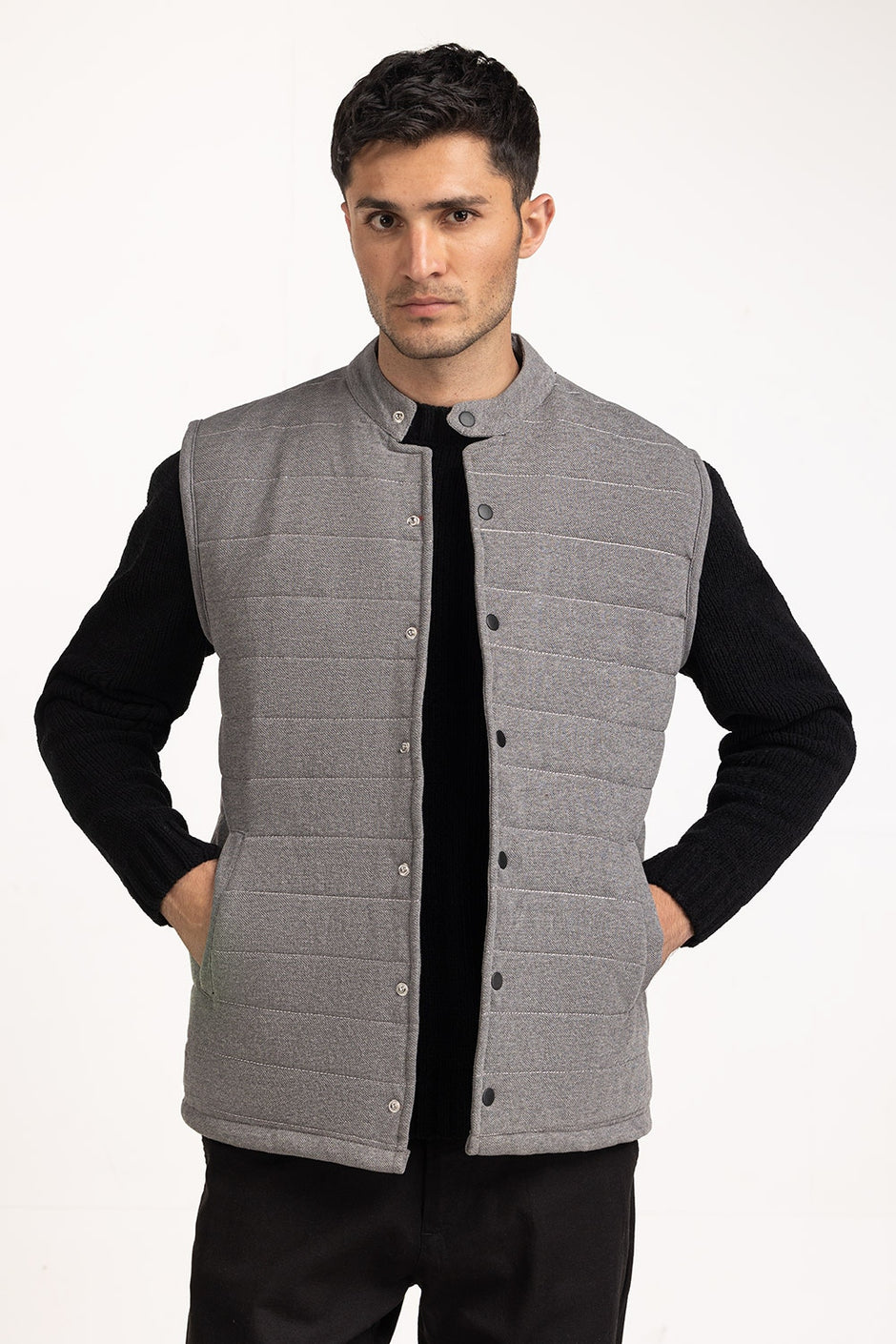 Fashion Knitted Vest MN-KNV-WS24-553
