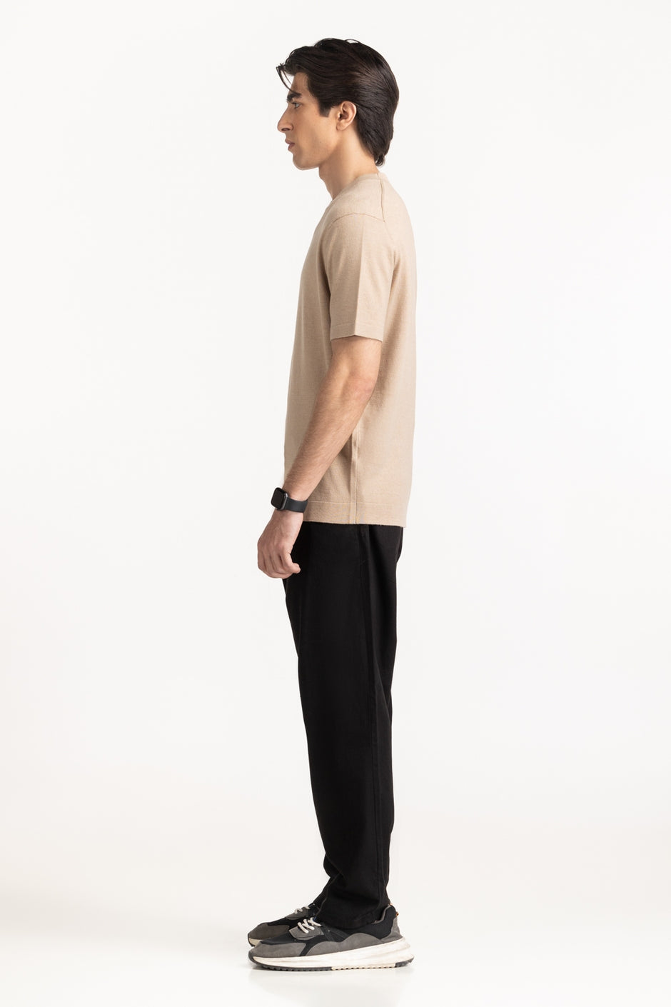 Sweater Knit T-Shirt MN-TS-SS25-214