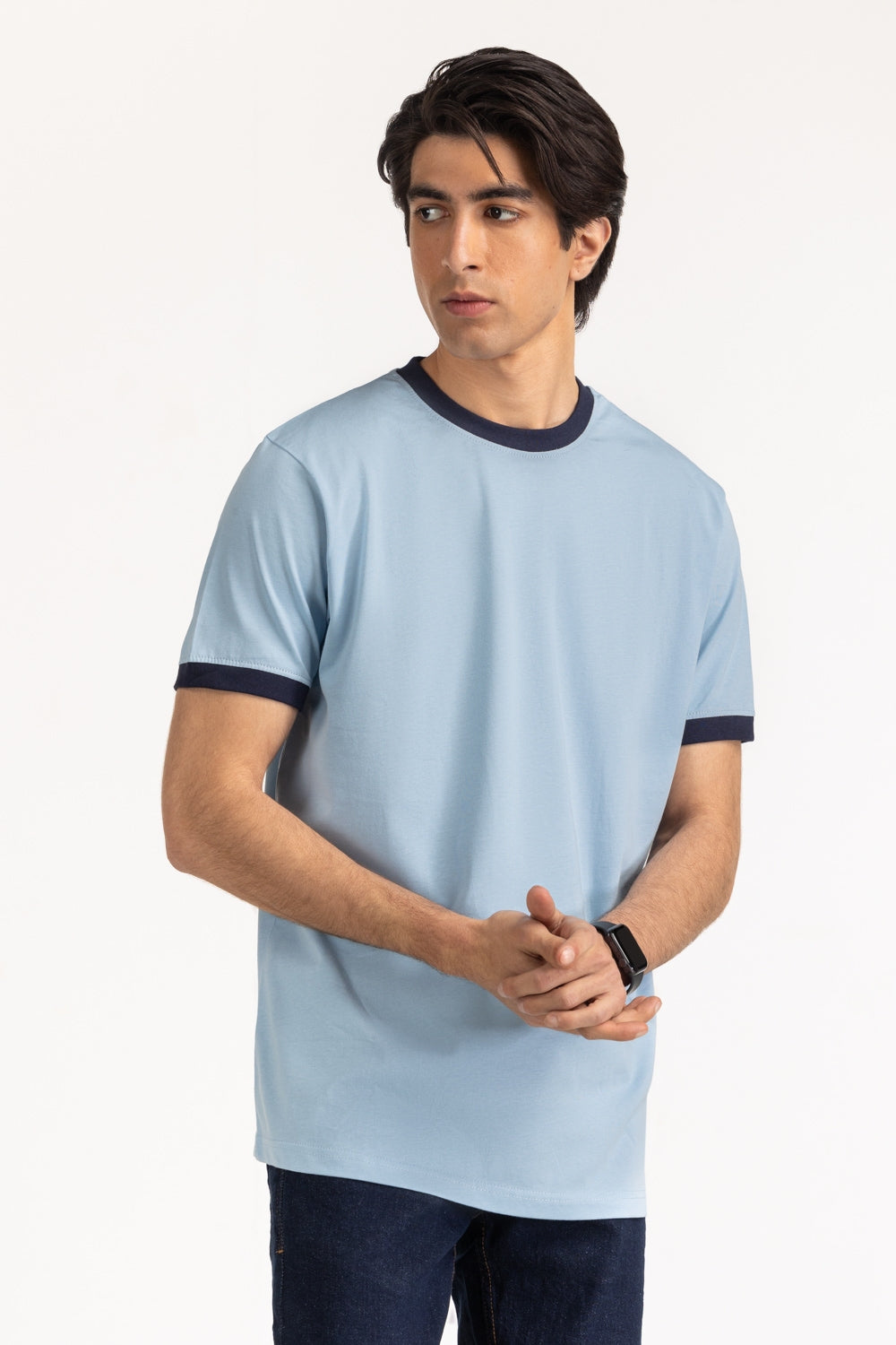 Contrast Color T-Shirt MN-TS-SS25-031