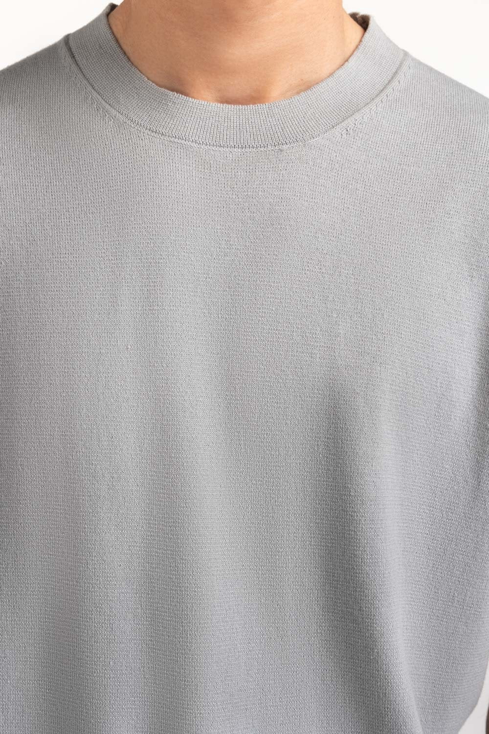 Sweater Knit T-Shirt MN-TS-SS25-213