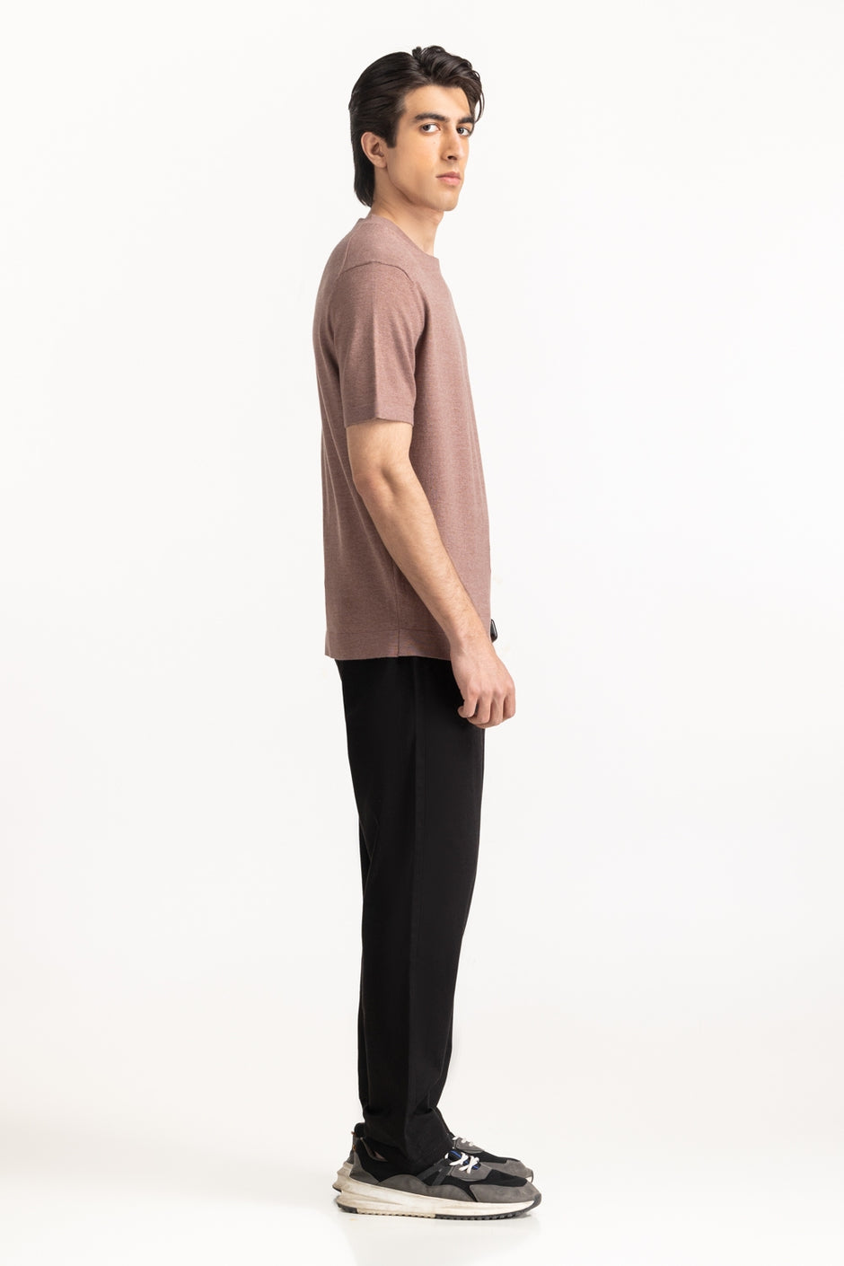 Sweater Knit T-Shirt MN-TS-SS25-212