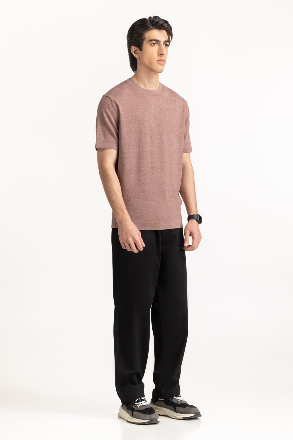 Sweater Knit T-Shirt MN-TS-SS25-212