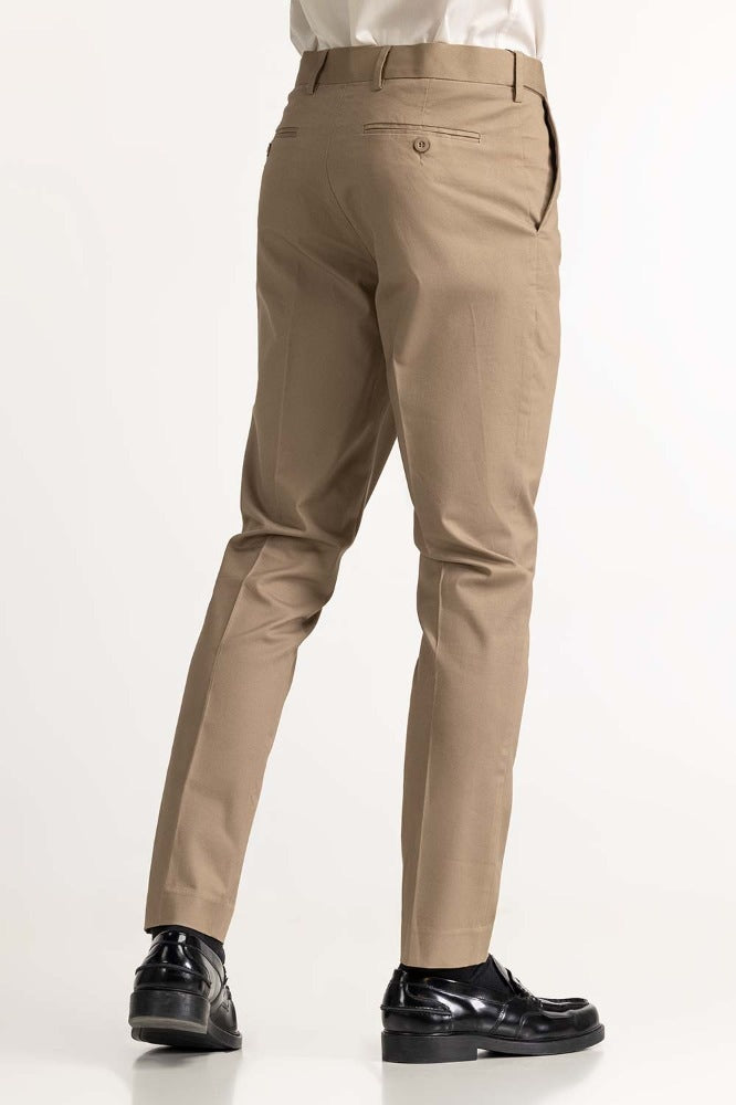 Sand Basic Formal Chino Trouser MN-TR-FC23-009