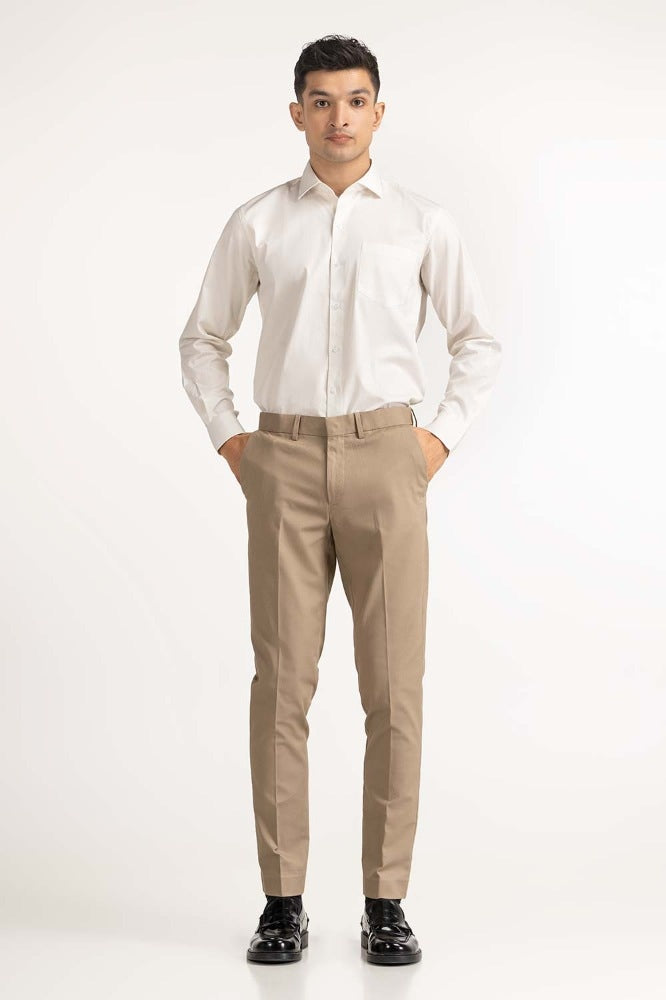 Sand Basic Formal Chino Trouser MN-TR-FC23-009
