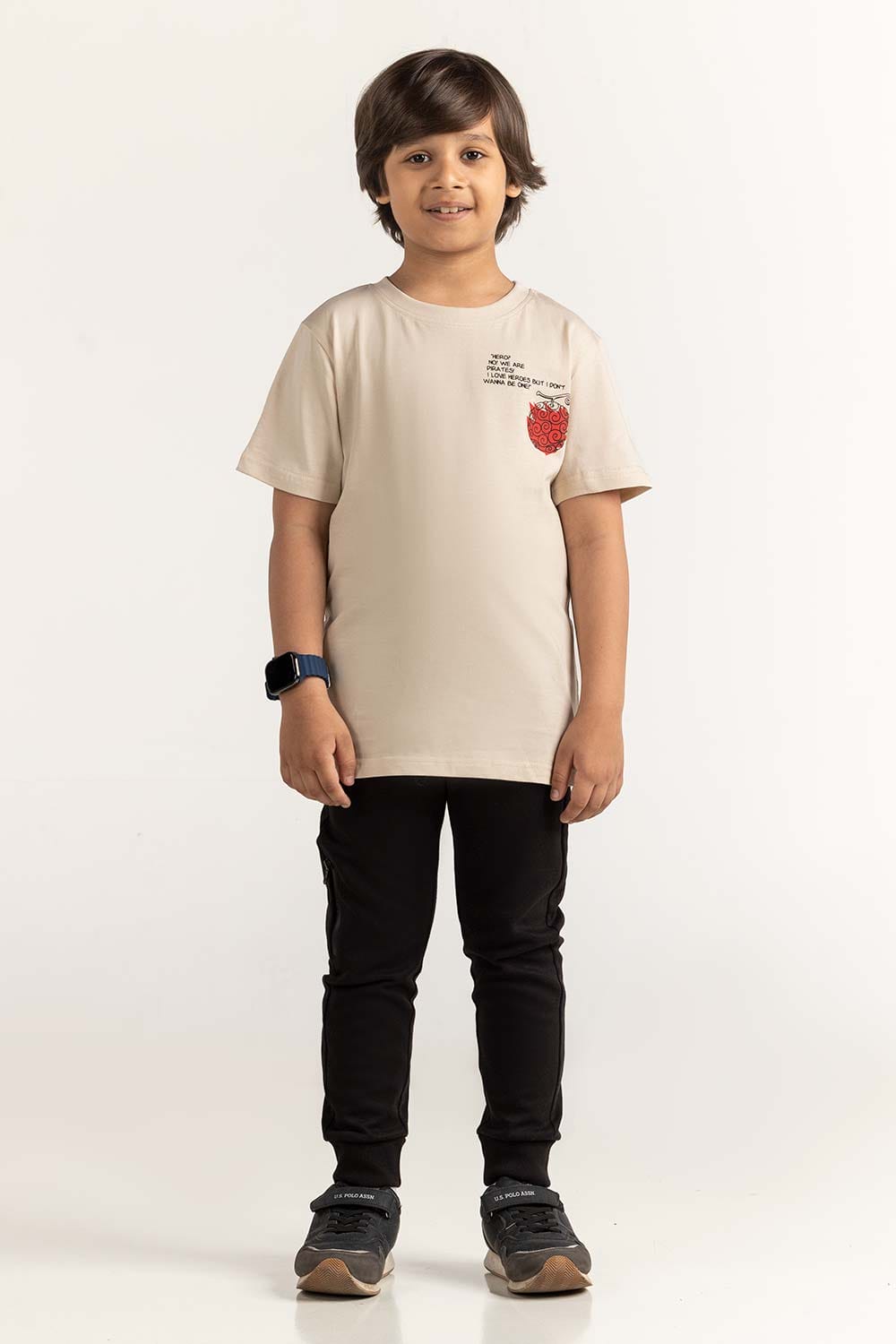 Sand Junior Boy Knit Printed Tee JB-TS-SS24-036